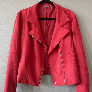 Express Women's Vibrant Red Blazer